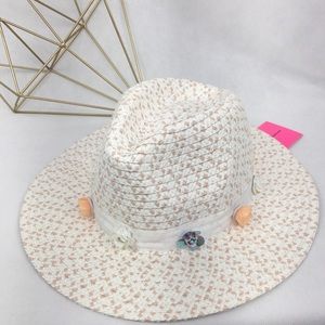 Betsey Johnson Packable Floppy Brim Hat